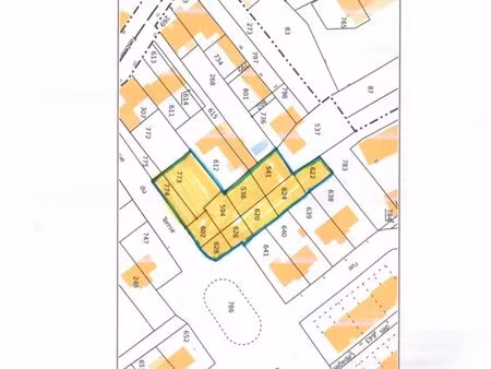terrain constructible 1735 m2