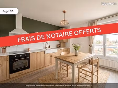 pontpoint : appartement de 3 pièces - 86 m² - parking
