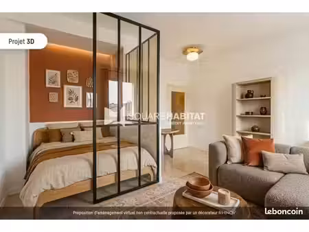 studio 1 pièce 27 m²