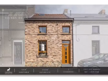 maison à louer à rue arthur trigaux 223 fayt-lez-manage (vbe43372)