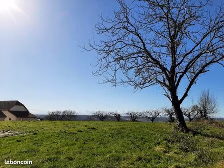 terrain viabilise 1196m² - escures