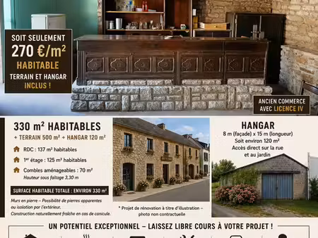 maison+terrain+hangar