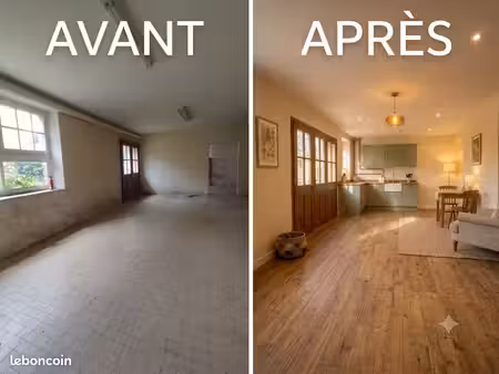 appartement t2  avec jardin - plateau à rénover
