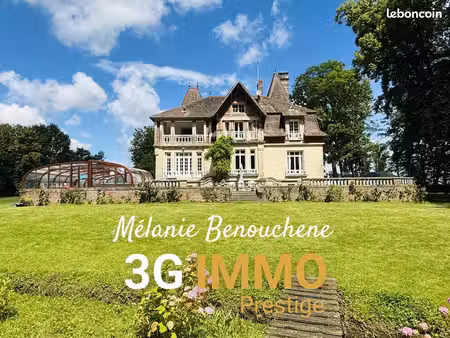 vente | maison de maître | 11p | 6ch | 395.00 m² | porquéricourt | expo sud | terrasse · b