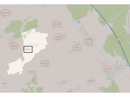 terrain à bâtir viabilisé de 553 m² – environnement exceptionnel