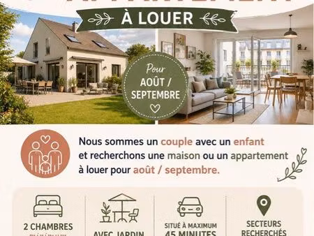 recherche appartement ou maison
