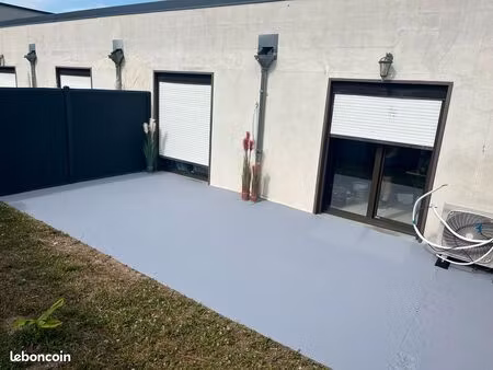 f2 34m²  climatisé  plain-pied  terrasse sans vis à vis  idéal retraité