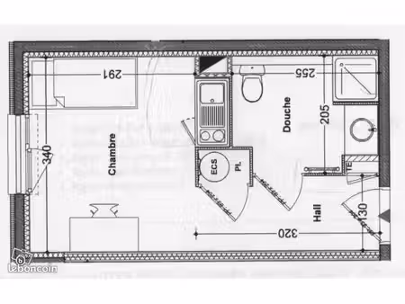 studio 20m2 jardin 65m2 sud + parking - mairie saint genis laval
