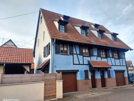maison de ville bi-famille 207m² hindisheim avec 2 appartements triplex 2x f5 104 + 103 m²