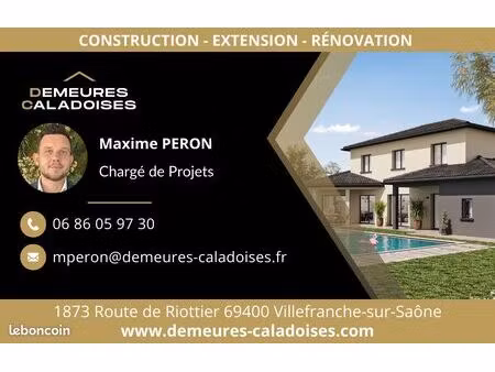 terrain 1 079 m² charnay les macon