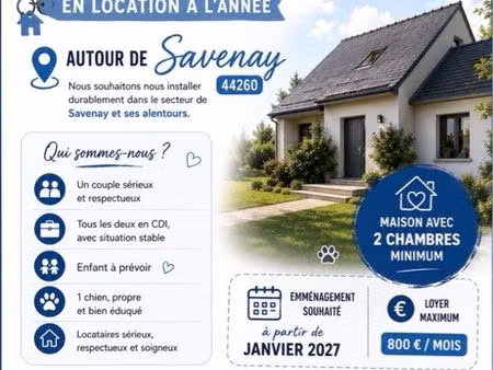 location maison savenay