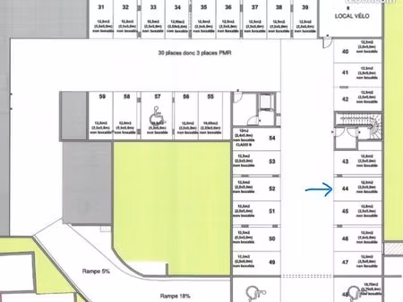 location place de parking 12.5m² illkirch