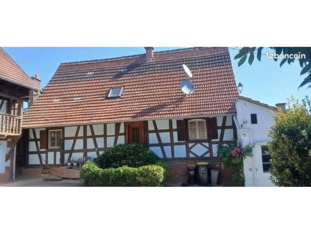1er août: maison alsacienne f3  99 m2 habitable