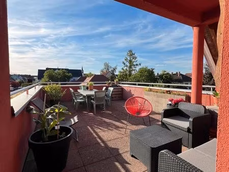 appartement en duplex avec grande terrasse