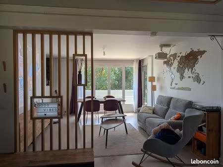 location courte durée (8 mois) – t3 meublé  lumineux et traversant  7 min à pied de la gar