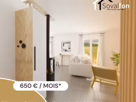 maison 3 pièces 60 m²