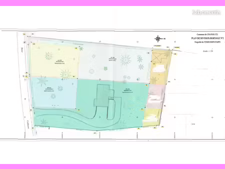 terrain constructible 722m2