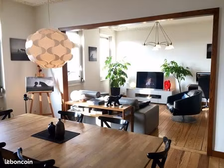 loue appartement 4-5 chambres - 140m² - petite véranda - strasbourg quartier contades