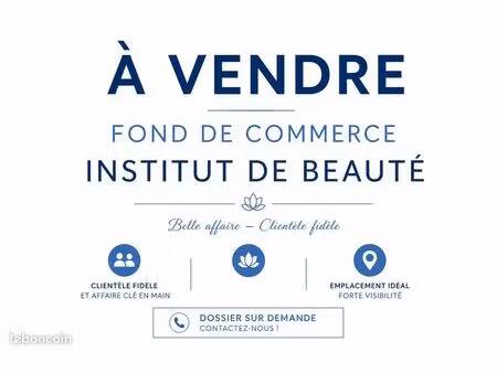 fond de commerce institut de beauté