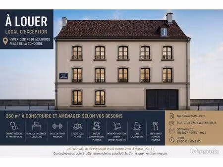 ◊ à louer – local commercial / professionnel d’exception