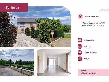 appartement à louer à balen € 900 (lpxyb) - sublimmo | zimmo