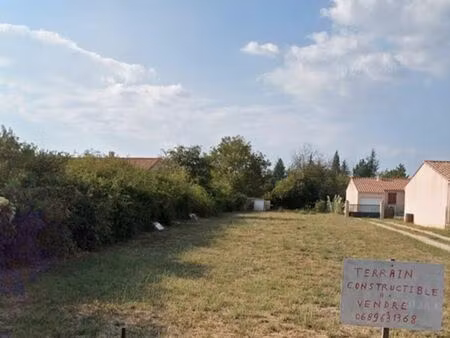 terrain constructible à vendre