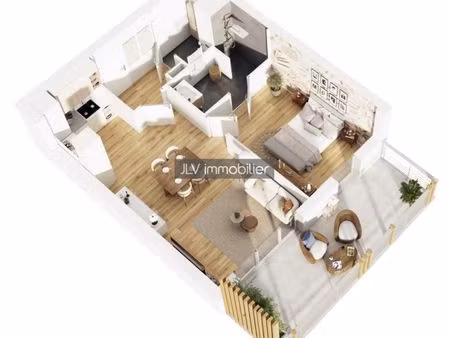 appartement 2 pièces 45 m²