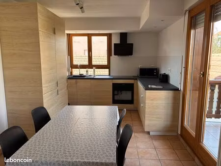 f2 meublé entièrement rénové avec balcon – hagenthal-le-bas