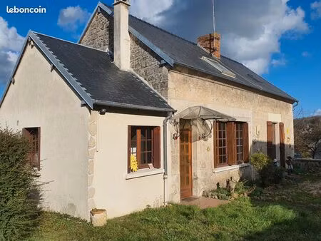 maison en pierre — 3 chambres + dépendances — ressons-le-long entre compiègne/soissons