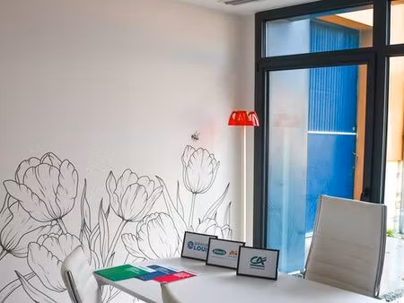 bureau privé meublé « tulipe » 10m2 • all inclusive • angers gare