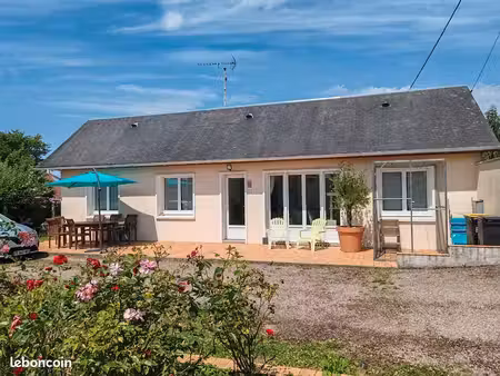 à vendre : maison plain-pied 75m² - 2ch - jardin - proche centre