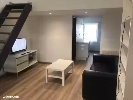 studio meublé avec mezzanine