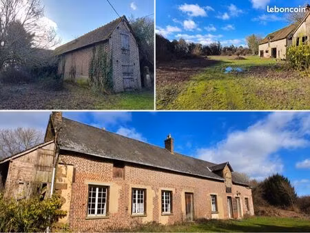 maison de campagne avec dépendances + marre