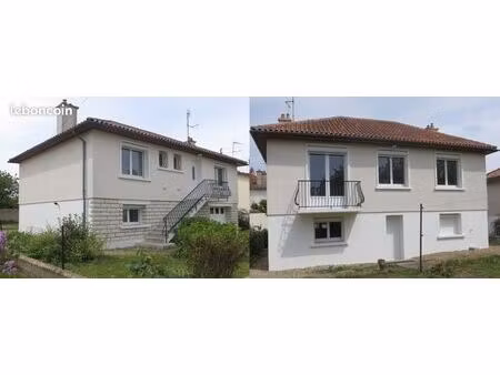 pavillon sur sous-sol rénové-t4/96m²-quartier de la pierre levée particulier