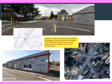 local commercial 380 m² – emplacement stratégique à forte visibilité