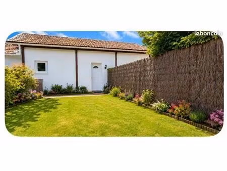 ? maison meublée de 40 m² avec jardin – location au mois – tout confort à louer  charmante