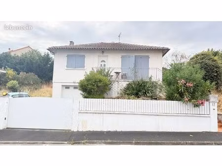 maison 75 m² + terrain clos 400 m² + terrasse + garage