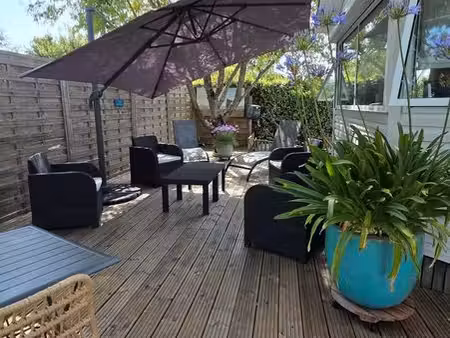 mobilhome sur terrain de loisirs - 4 saisons