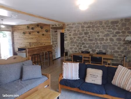 • maison en pierre rénovée avec gîte indépendant – fort potentiel au cœur de l'ardèche