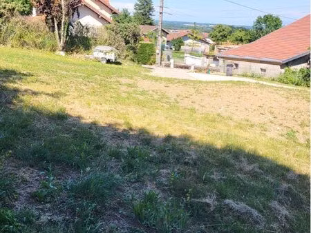 rare à la vente – terrain constructible et viabilisé 684 m² – thoiry (fenières) – vue alpe