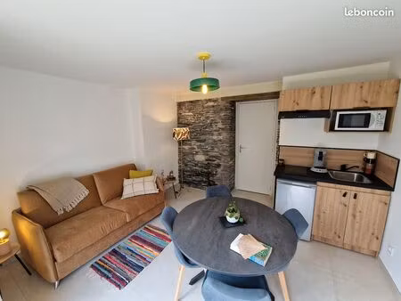 studio meublé calme-parking privé et jardin-proche angers