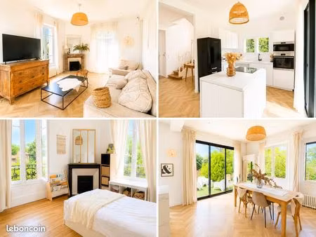 ⭐ bois le roi - maison meulière 137 m² dont studio 23 m² + dépendance t2 38 m²