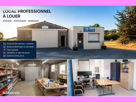 bâtiment industriel à louer – 350 m² – moutiers-sous-argenton (79)
