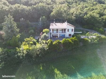 peaugres – maison avec vue panoramique sur les alpes – 104m² par niveau– terrain de 2 318 