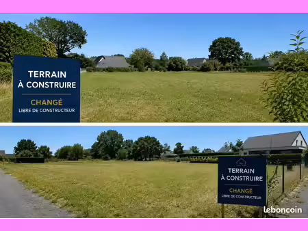 terrain à bâtir de 1 100 m² – libre de constructeur – changé (route de l'épau) – 49 000