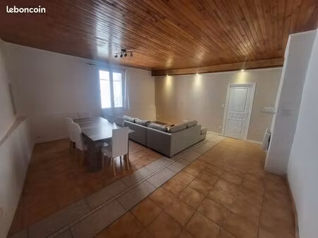 appartement meublé 92m² rdc