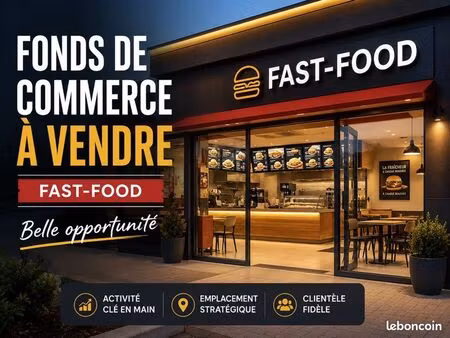 fond restaurant fast-food – fort potentiel