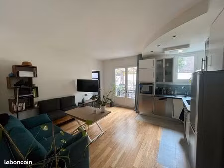 appartement meublé 2 pièces – 42 m² avec terrasse et jardin privatif de 69 m²