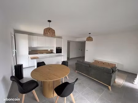 loue appartement t4 neuf meublé de 84m² avec garage double et grand balcon
