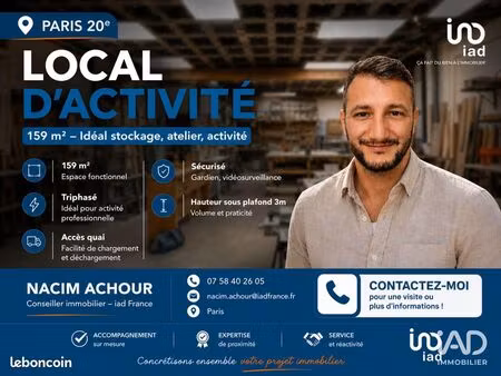 local 159 m² paris